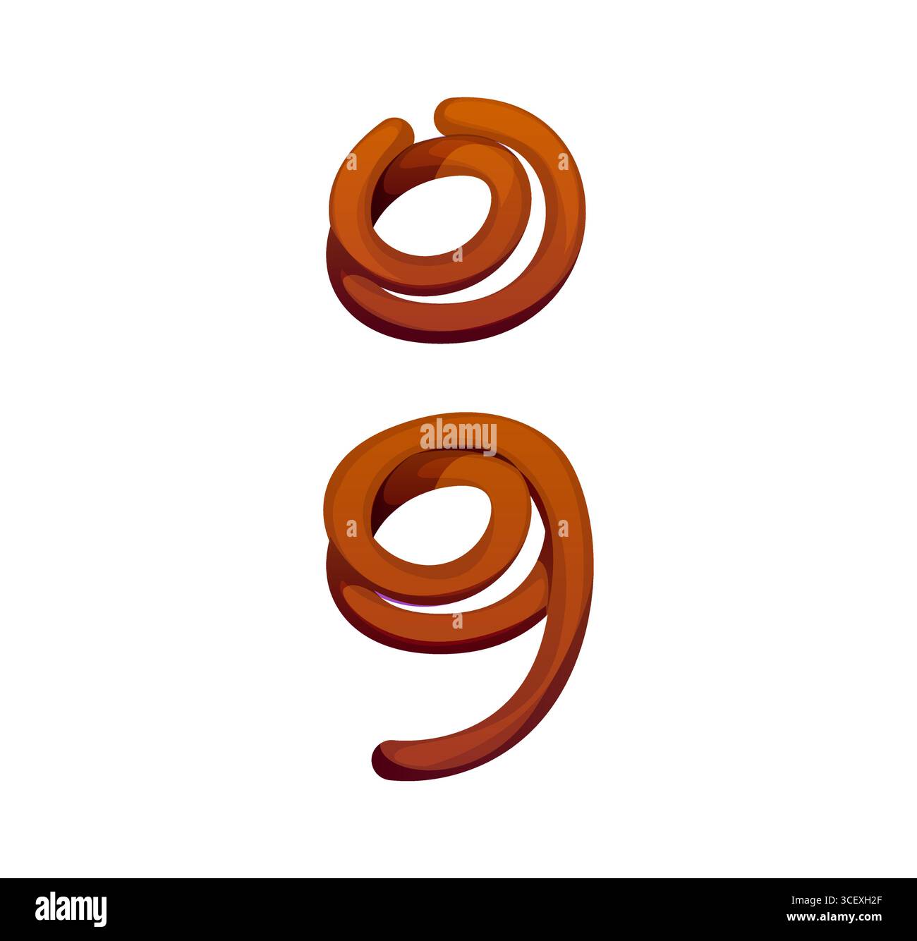 Corda cowboy Texas ABC font typeset punteggiatura punto e virgola. American retro Kids ABC type special symbol, Texas cowboy cartoon vettoriale elemento font inglese. Simbolo dell'alfabeto inglese occidentale Illustrazione Vettoriale