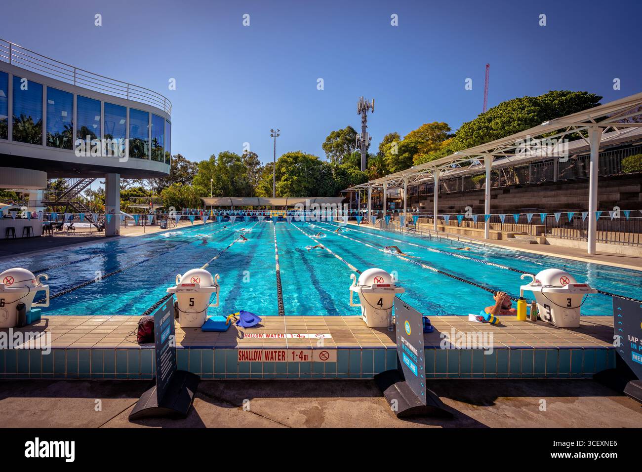 Brisbane, Australia - piscina centenaria piscina pubblica all'aperto Foto Stock