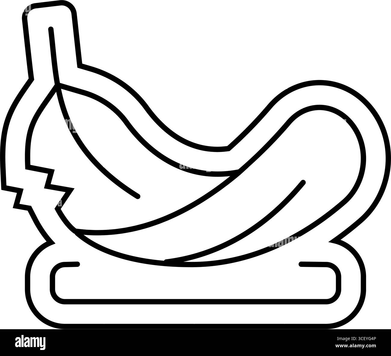 illustrazione vettoriale dell'icona della linea a peso leggero Illustrazione Vettoriale