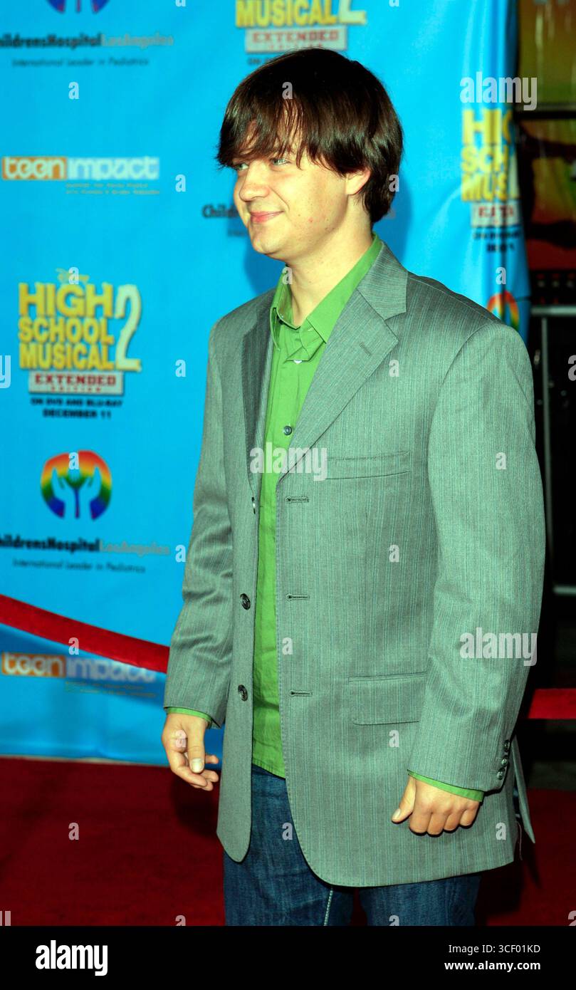 Jason Earles alla prima DVD di "High School Musical 2" di Disney, tenutasi all'El Capitan Theatre di Los Angeles - 19 novembre 2007 Foto Stock