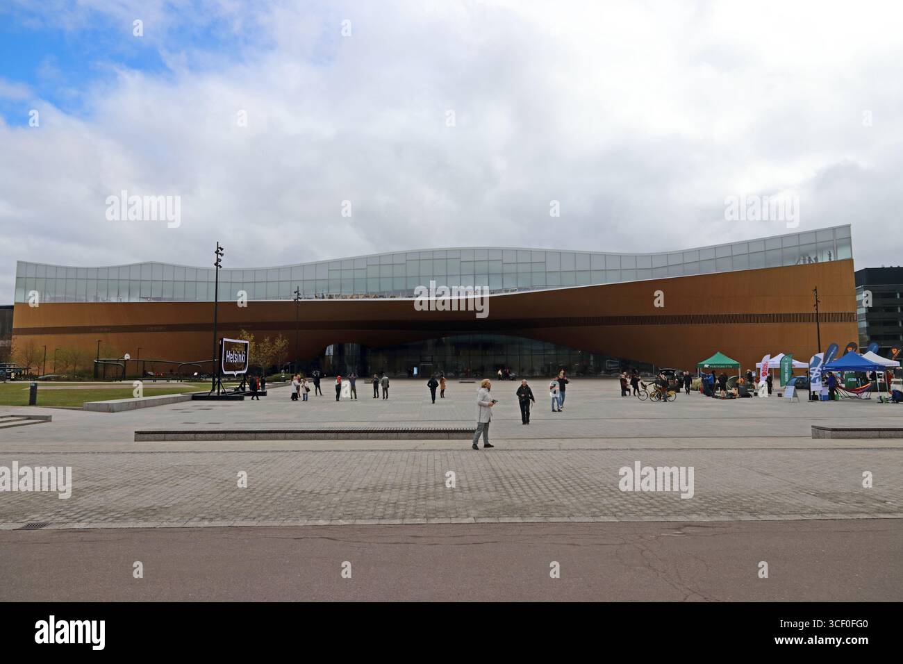 Biblioteca centrale di Helsinki, Helsinki Foto Stock