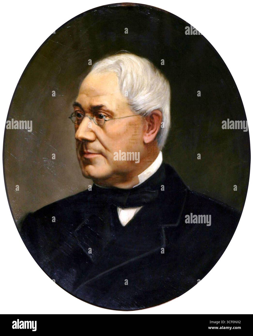 Carl Wilhelm otto Koch (1810-1876), sindaco di Lipsia dal 1849 al 1876, fu una figura influente nello sviluppo della città nel XIX secolo. Questa immagine è stata scattata intorno al 1850 e riflette il suo ruolo politico nel governo di Lipsia. Foto Stock