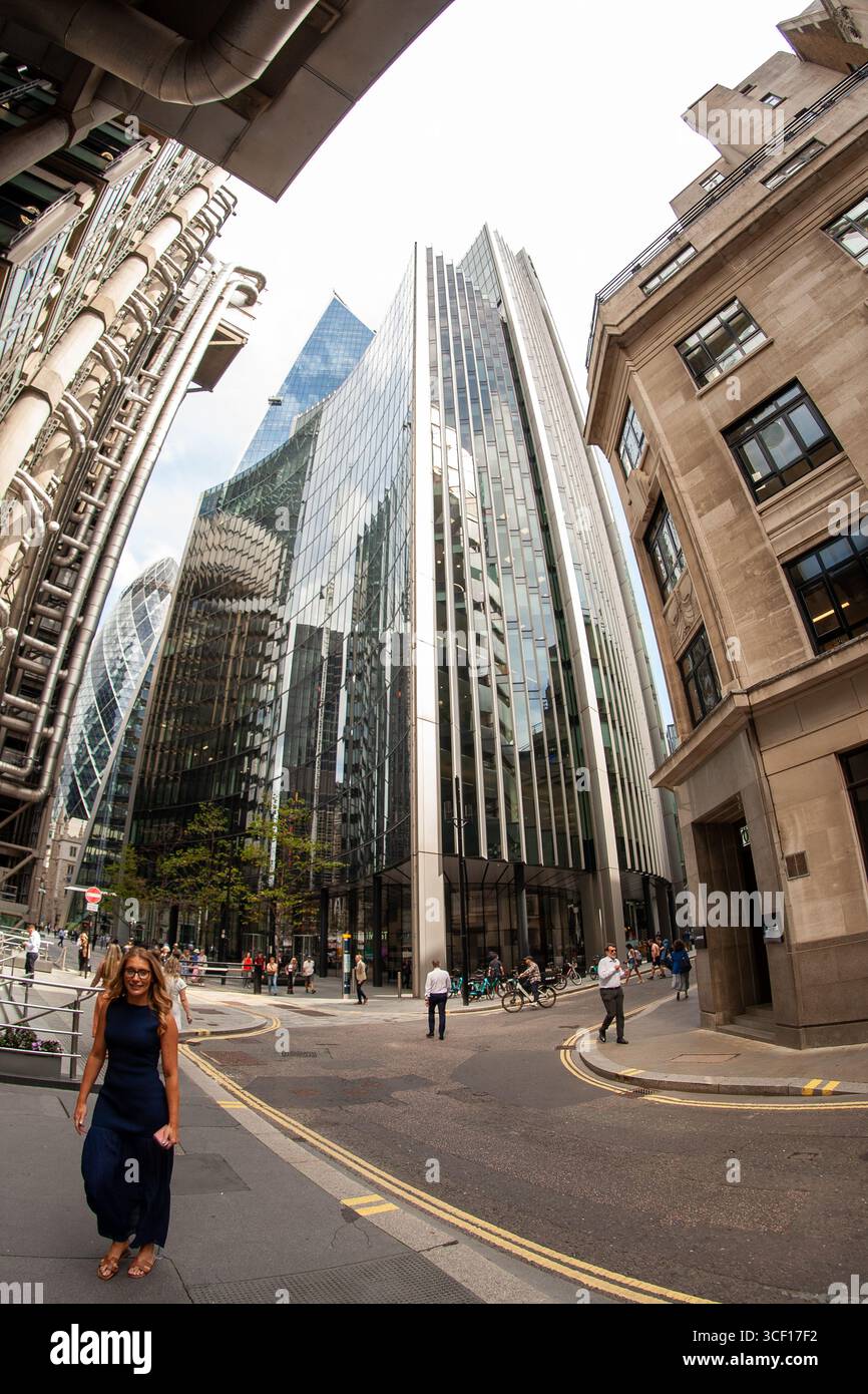 L'edificio Lloyds di Londra Foto Stock