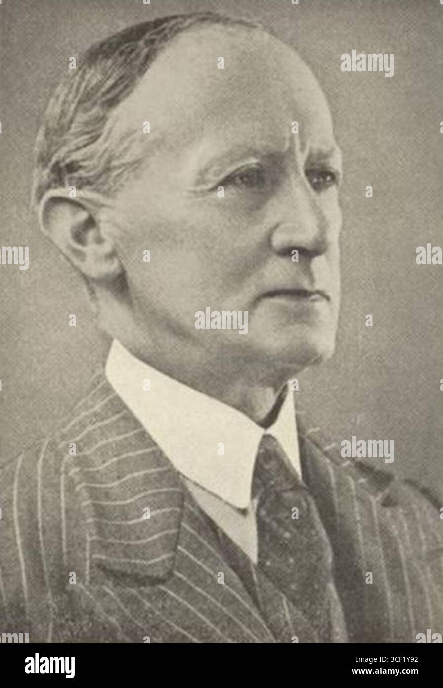 Un'immagine del 1937 circa di George Montagu Harris (1868-1951), presidente dell'Unione internazionale delle autorità locali (UIV), una figura di spicco nel governo urbano internazionale. Foto Stock