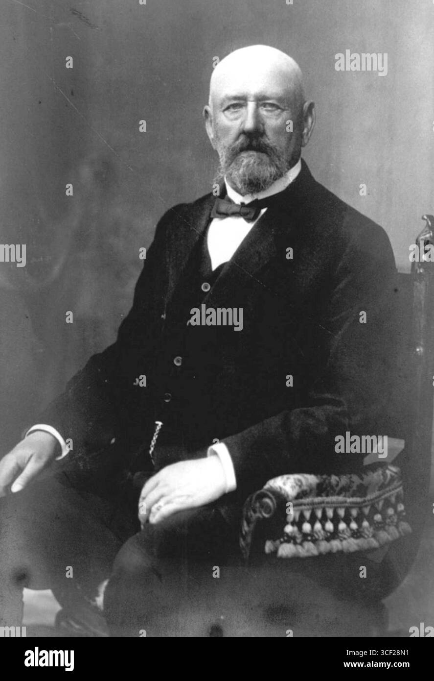 K TH. L. de Rijk è stato sindaco di Belfeld dal 27 marzo 1895 al 1 gennaio 1906. Questa fotografia del 1900 circa lo cattura in un ritratto anonimo. Foto Stock