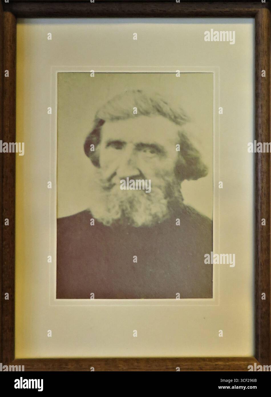 Conrad Christian Janßen, primo capo della comunità (Gemeindevorsteher) di Wangerooge, guidò l'isola dal maggio 1885 al 1905. Ha svolto un ruolo importante nell'amministrazione locale e nello sviluppo. Foto Stock