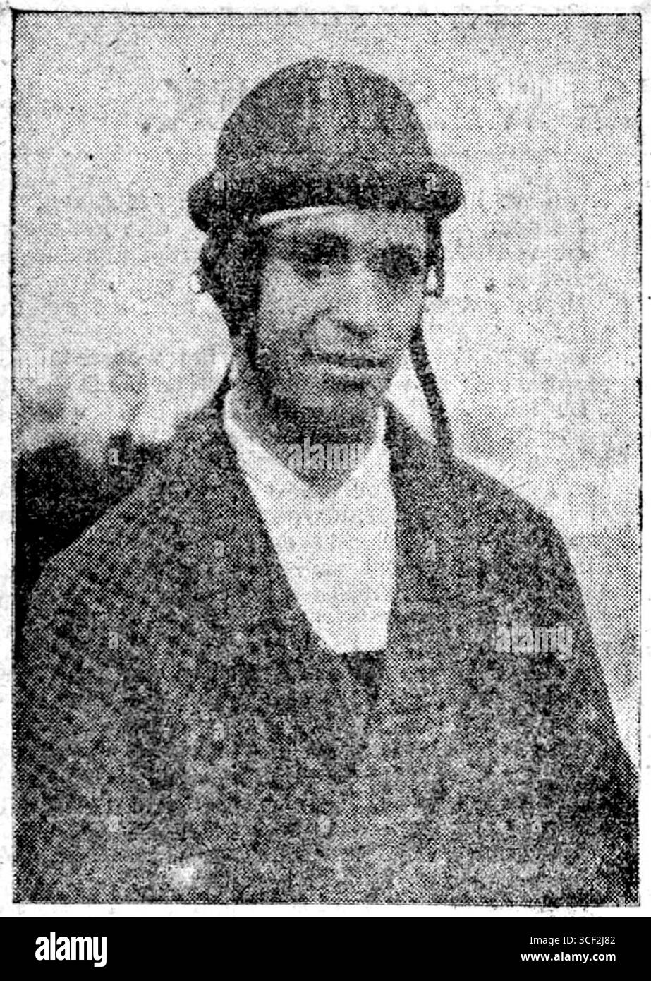 Una fotografia del 1929 di Georges Paillard, campione del mondo di corse motociclistiche, durante la sua carriera agonistica. Foto Stock