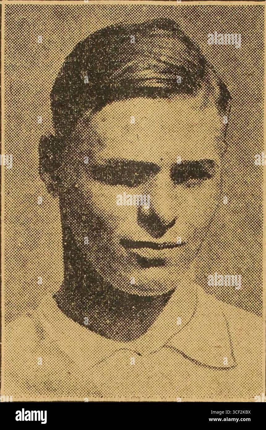 Albert Richter, campione del mondo di velocità amatoriale, si vede in questa fotografia del 1932 scattata da Agence de presse Meurisse. La foto è stata pubblicata sul quotidiano sportivo francese l'Auto. Foto Stock