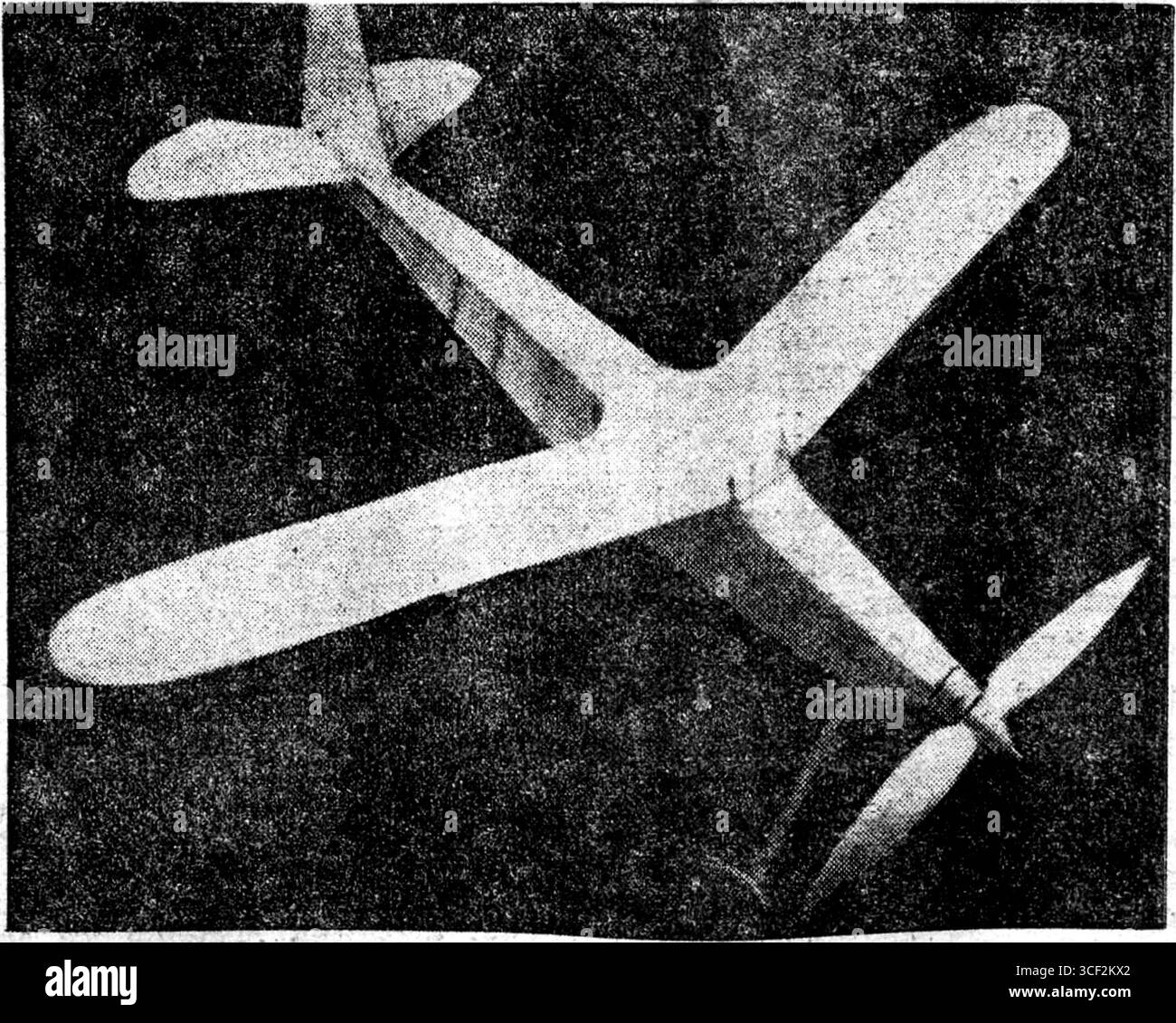 Immagine di un altro modello di aereo, pubblicata su De Indische Courant il 1o luglio 1938. Il fotografo è anonimo. Foto Stock