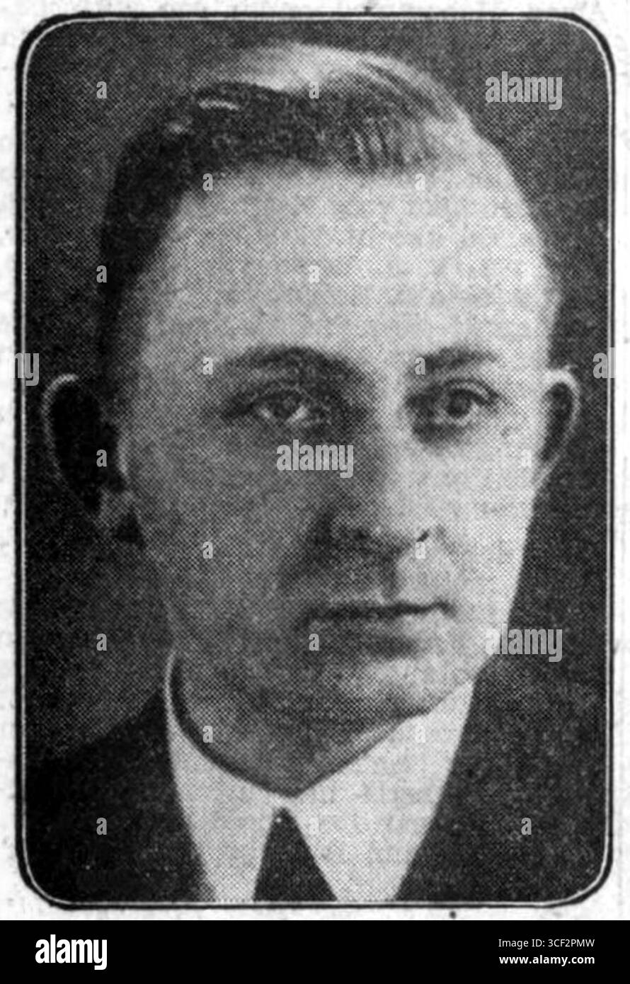 Dr. Ir. F. Bakker Schut, ingegnere presso la City Works di Groningen, nominato ispettore sanitario di Groningen e Drenthe nel 1935, responsabile dell'applicazione delle leggi in materia di alloggi. Foto Stock