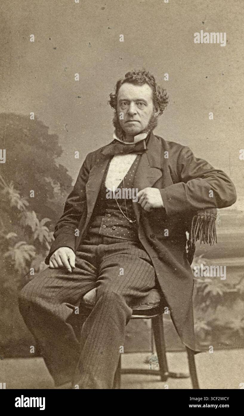 Una fotografia del 1862 che mostra Hendrik Muller Szn., scattata da un fotografo sconosciuto. Foto Stock