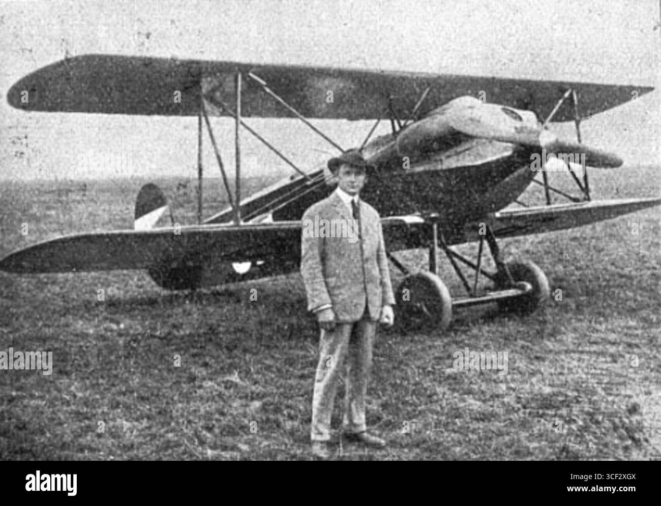 L'Avia BH-21, pilotato da Zdenek Lhota, è stato il vincitore della gara di velocità President's Cup 1925, come descritto nel numero di ottobre 1925 di "Letectví". L'aereo è stato un importante ingresso nella storia dell'aviazione cecoslovacca. Foto Stock
