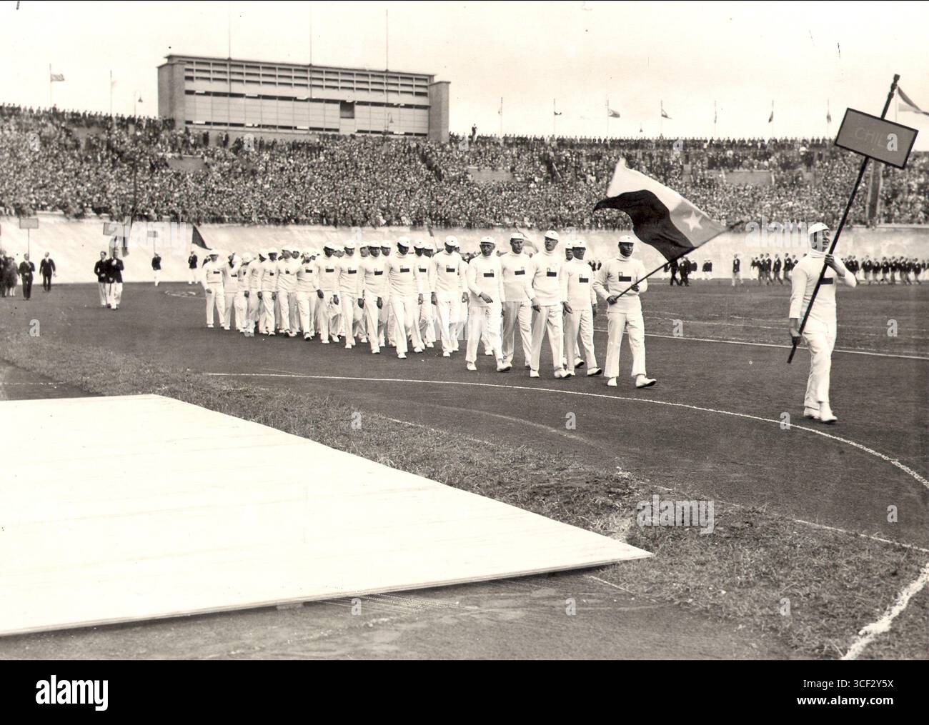 Il Cile ha partecipato alle Olimpiadi estive del 1928 tenutesi ad Amsterdam, gareggiando in molteplici sport e segnando un momento importante nella storia olimpica del paese. Foto Stock