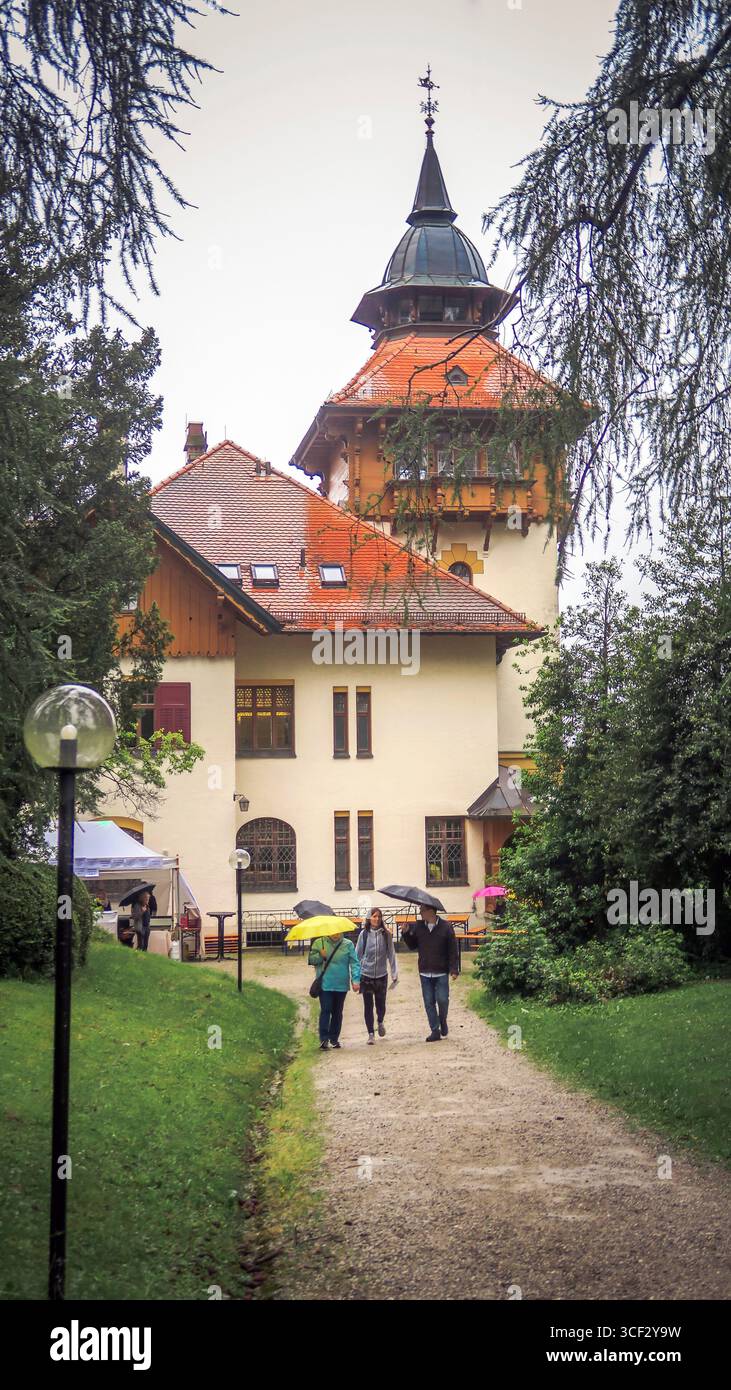 Villa Waldberta a Feldafing vicino a Monaco. Foto Stock