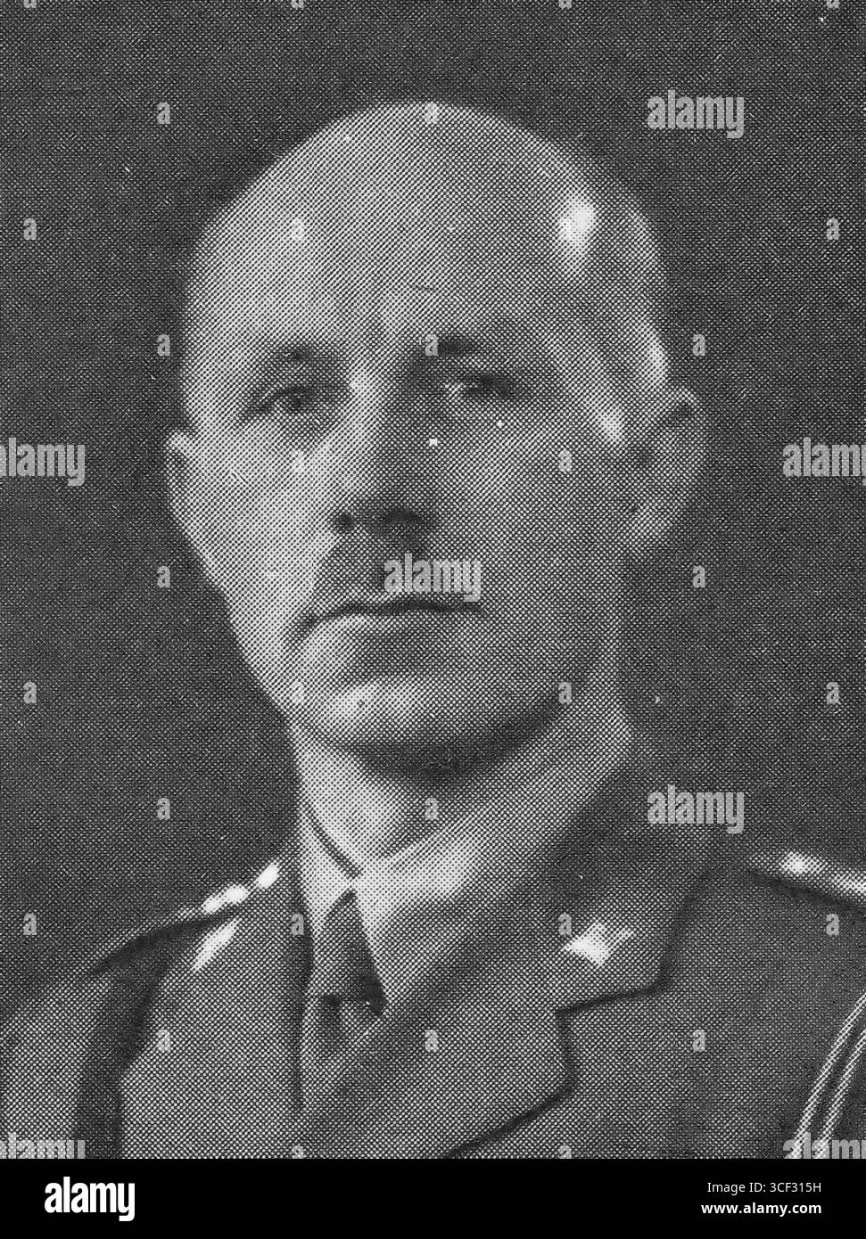 Ebbe Gørtz, un generale danese e capo del comando generale, è raffigurato qui come un colonnello prima del 1935, durante la sua carriera militare. Foto Stock