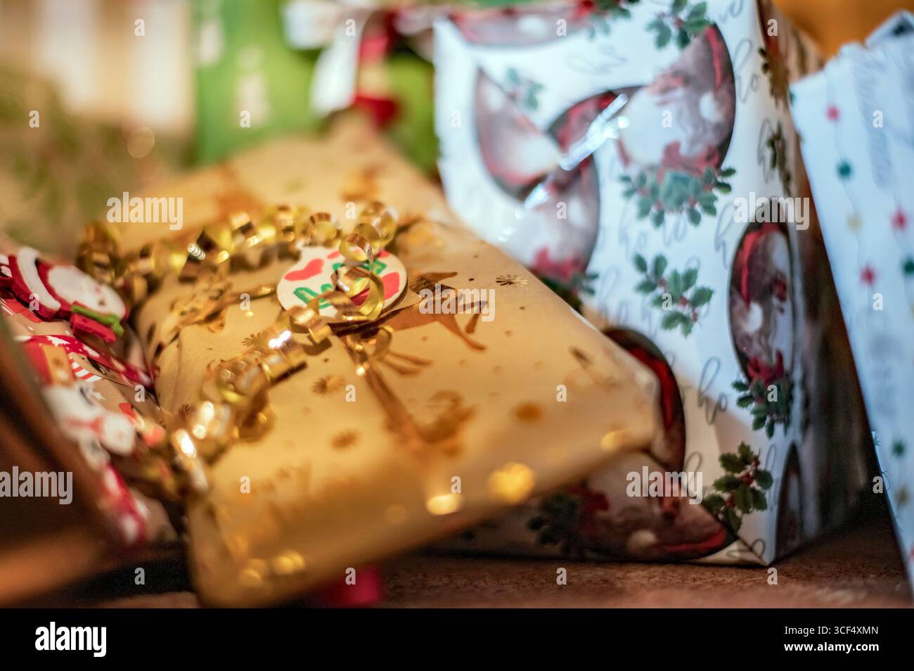 Regali di natale Foto Stock