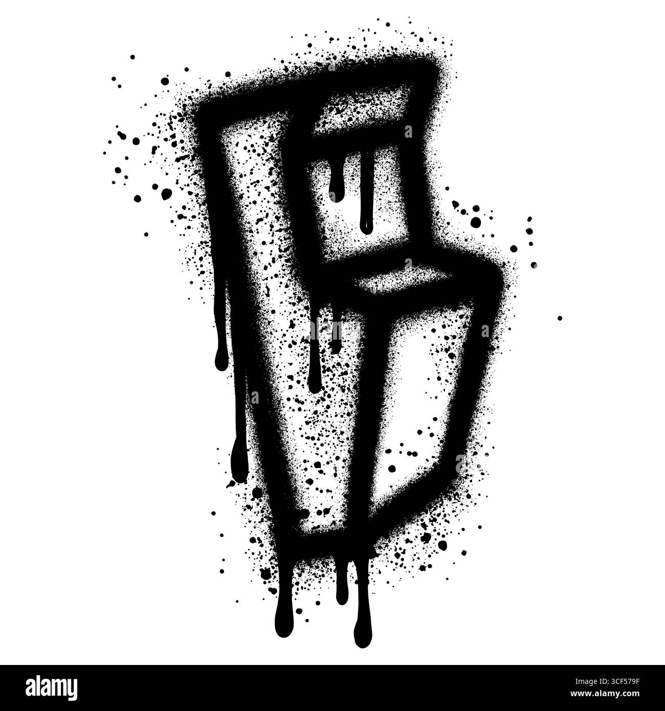 Videogioco arcade in stile graffiti con vernice spray. illustrazione vettoriale. Illustrazione Vettoriale