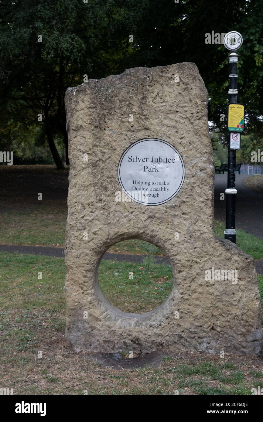 Silver Jubilee Park, Roseville, Coseley, West Midlands, Inghilterra, REGNO UNITO Foto Stock