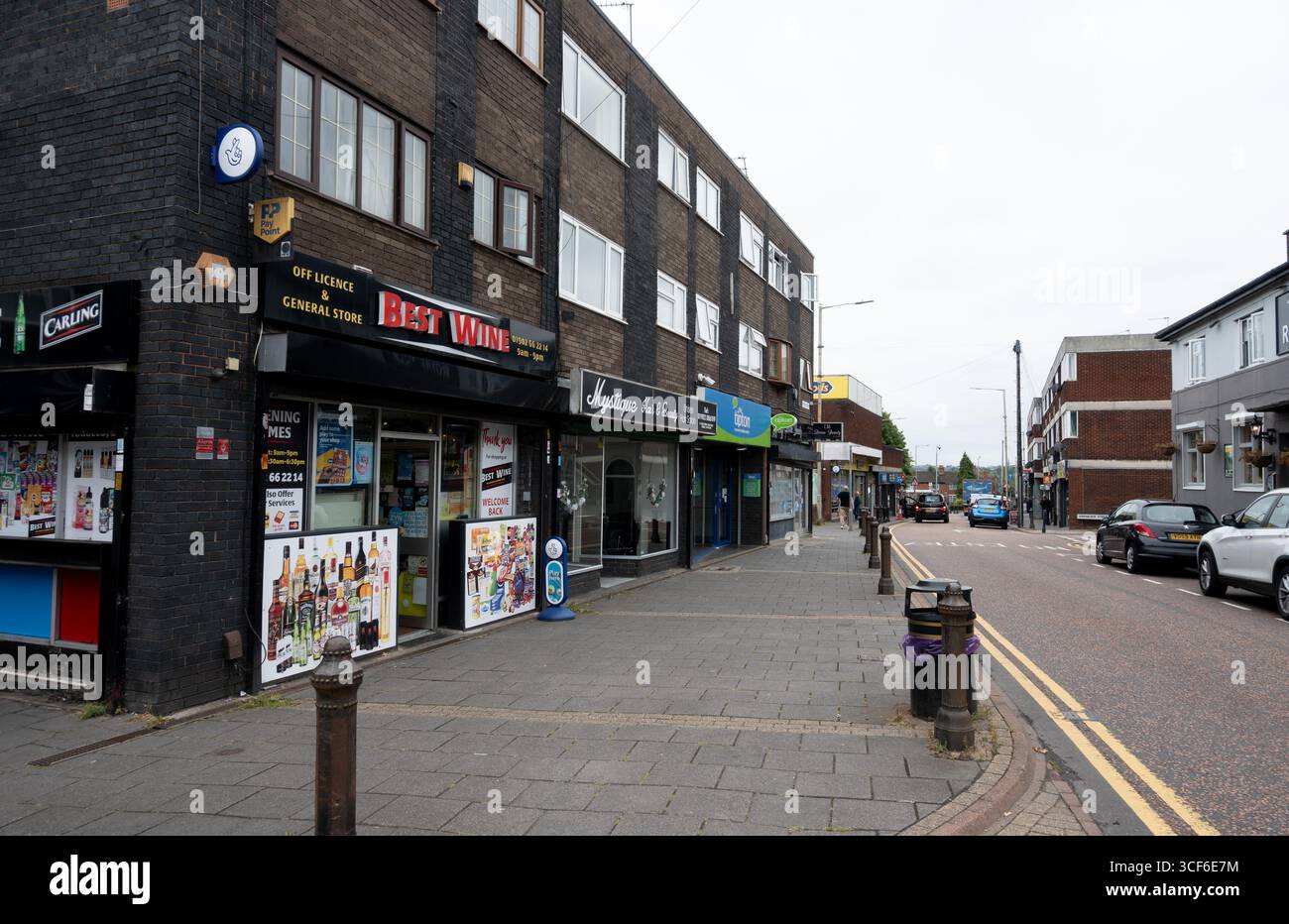 Castle Street, Coseley, West Midlands, Inghilterra, Regno Unito Foto Stock