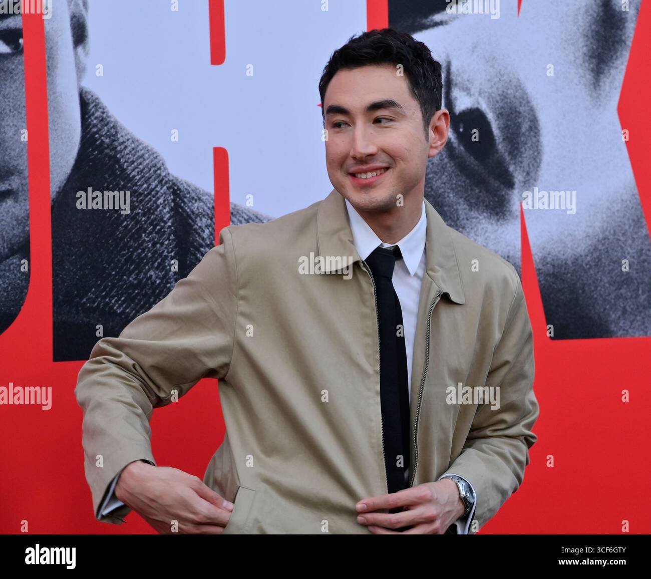 Los Angeles, Stati Uniti. 20 agosto 2025. Il regista Alex Powell partecipa alla prima del thriller cinematografico "Lurker" al Vista Theatre di Los Angeles mercoledì 20 agosto 2025. Trama: Un dipendente del settore retail si infiltra nella cerchia ristretta di un artista sul punto di essere famoso. Man mano che si avvicina alla stella della musica in erba, l'accesso e la vicinanza diventano una questione di vita o di morte. Foto di Jim Ruymen/UPI credito: UPI/Alamy Live News Foto Stock