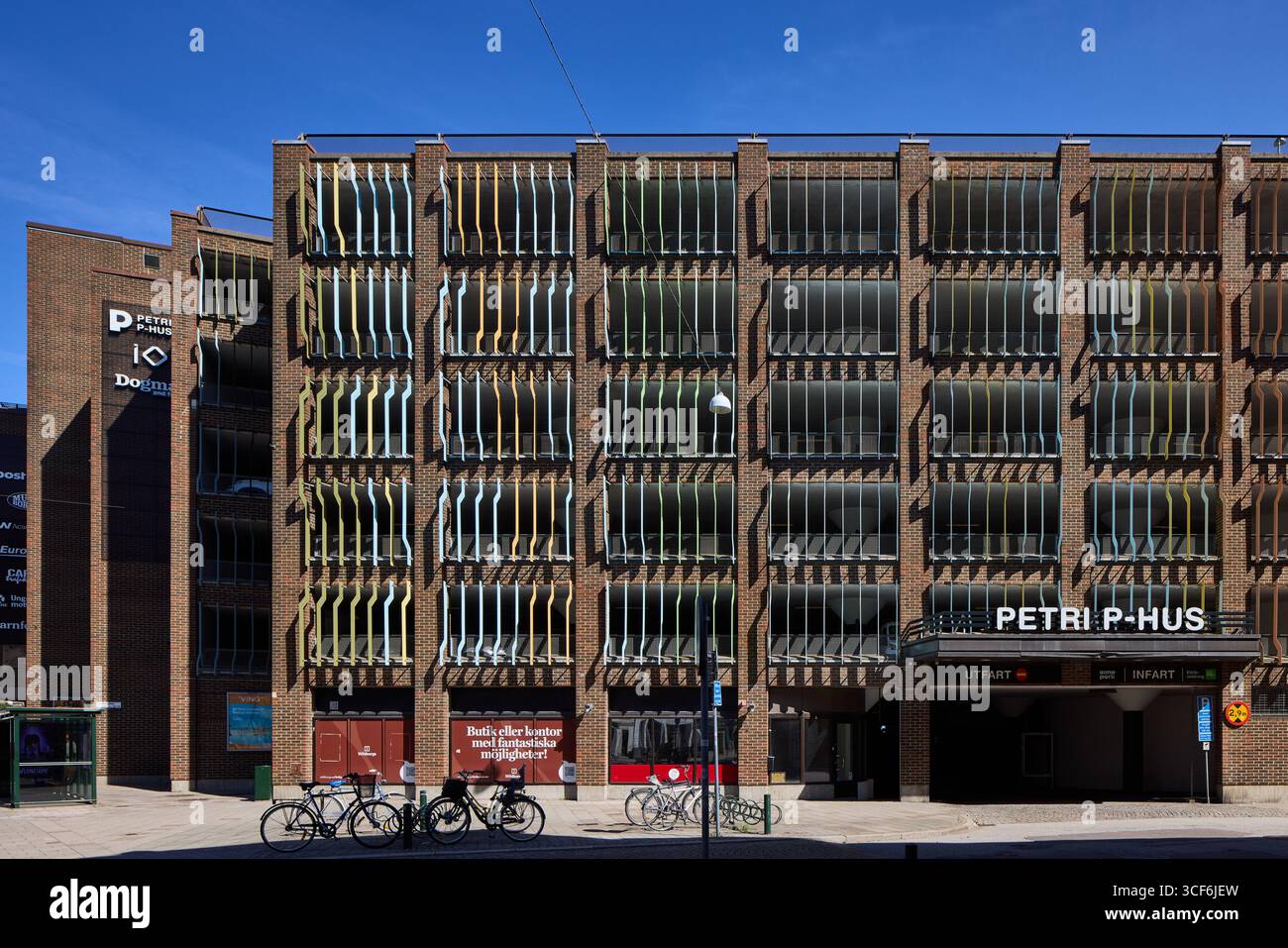 Petri P-Hus, parcheggio multipiano; Rundelsgatan, Malmö, Svezia Foto Stock