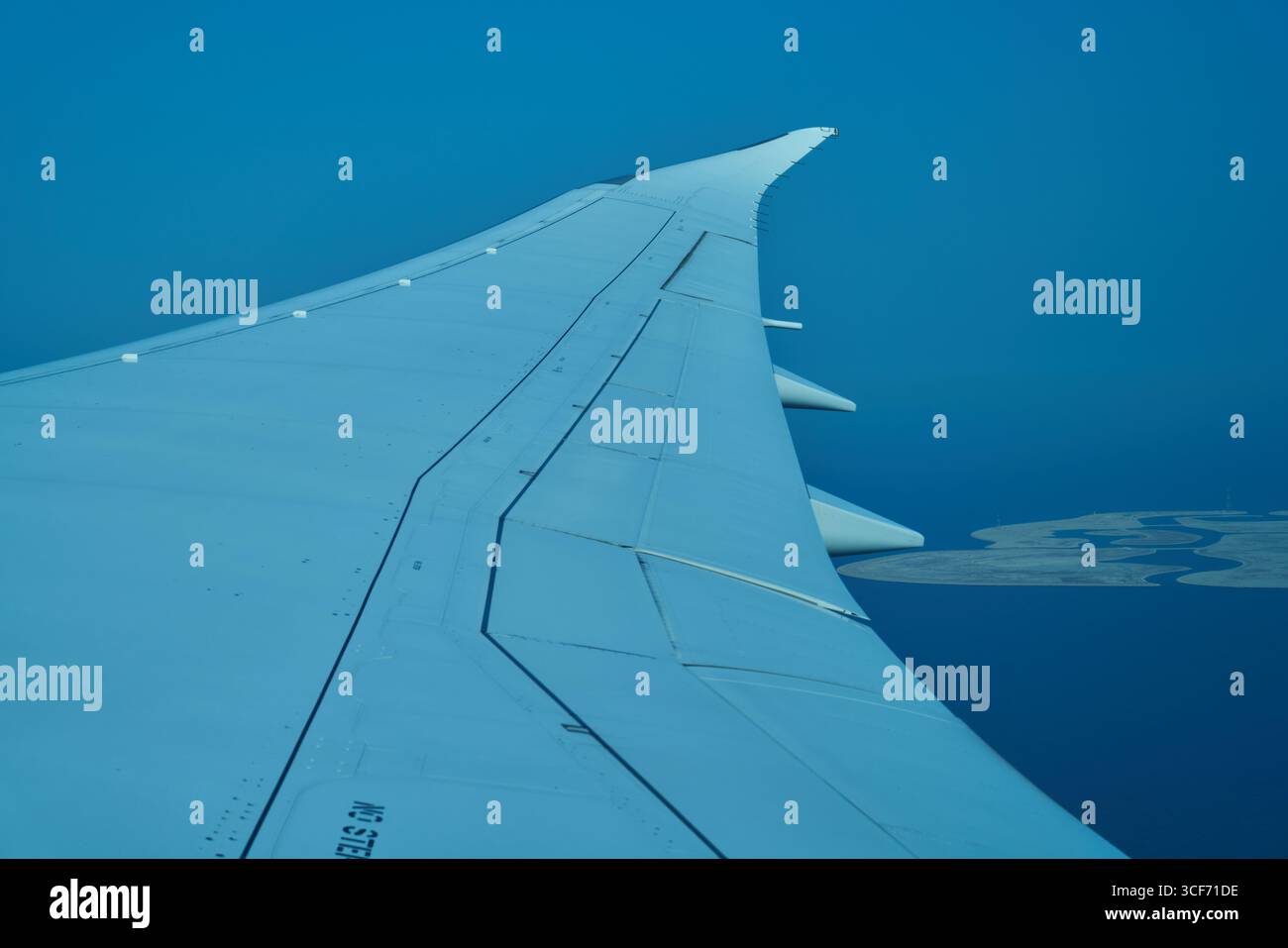 Vista aerea dell'isola artificiale Diyar al Muharraq in Bahrain Foto Stock
