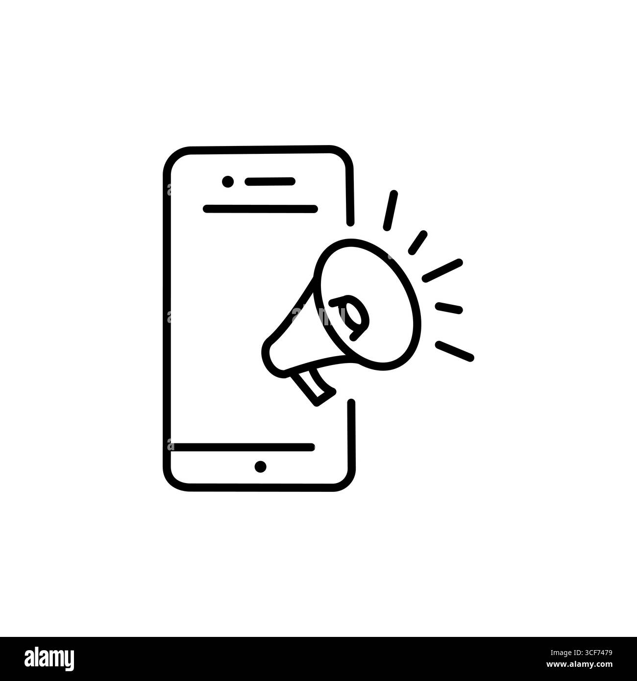 Illustrazione vettoriale del set di icone del marketing digitale. Icona del marketing digitale Illustrazione Vettoriale