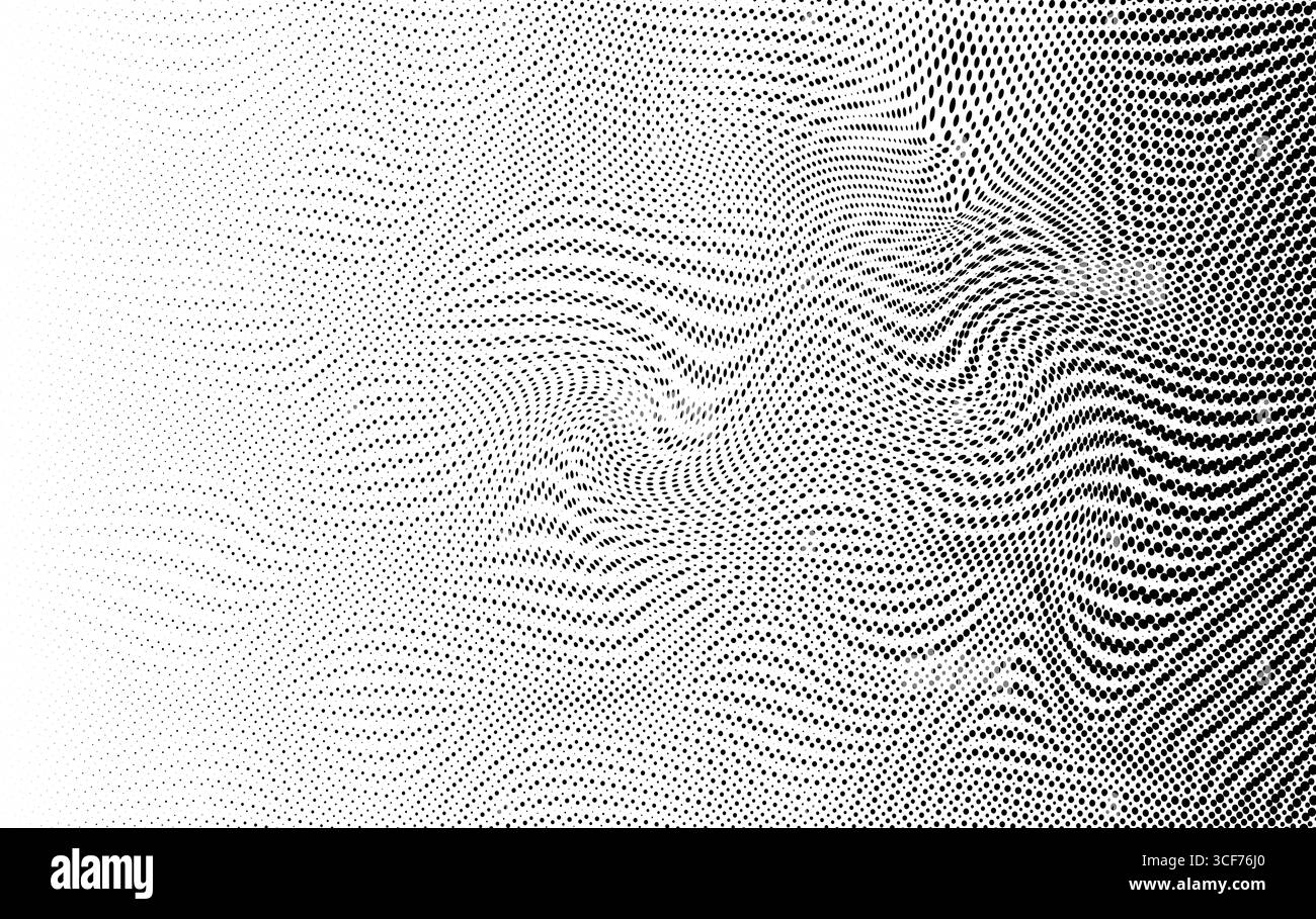 Trama motivo grunge ritorto mezzitoni vettoriali. Sfondo del progetto astratto Illustrazione Vettoriale