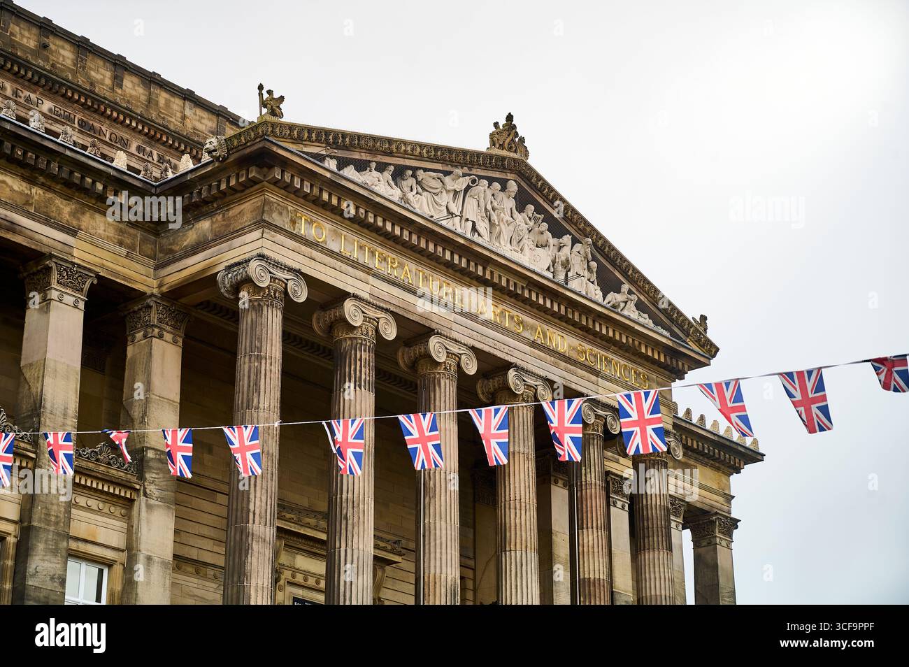 Museo Harris e galleria d'arte recentemente ristrutturati nel centro di Preston, regno unito Foto Stock