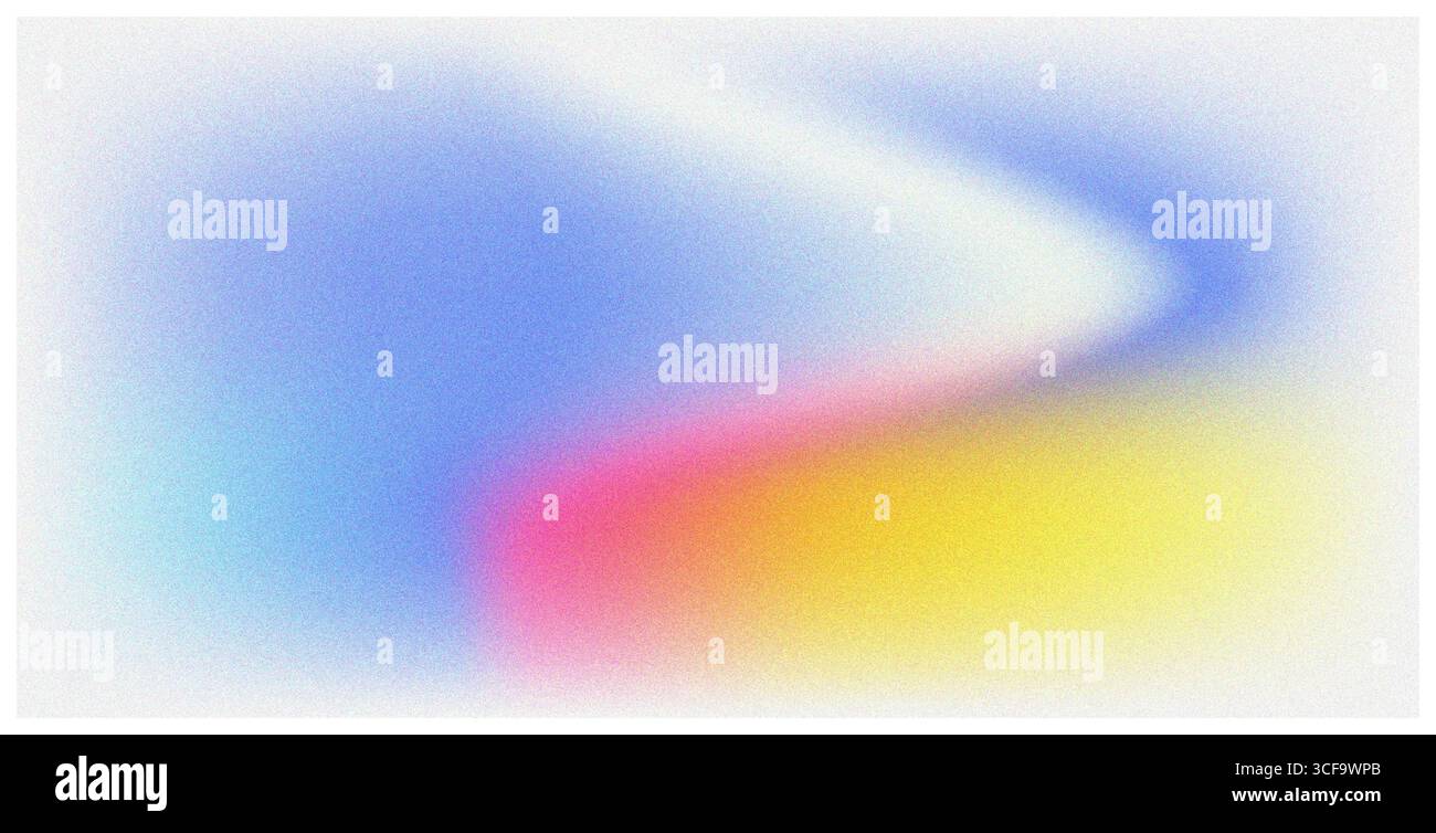 Un'onda serena e astratta di colori pastello (blu, rosa, giallo e viola) si snoda sulla tela, formando una composizione onirica ed eterea con una granulosità Illustrazione Vettoriale