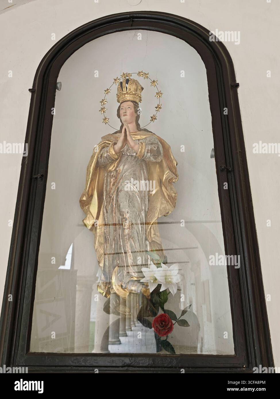 Nel cristianesimo, la madre di Dio Maria è venerata la devozione di maria è comune nel cristianesimo Foto Stock