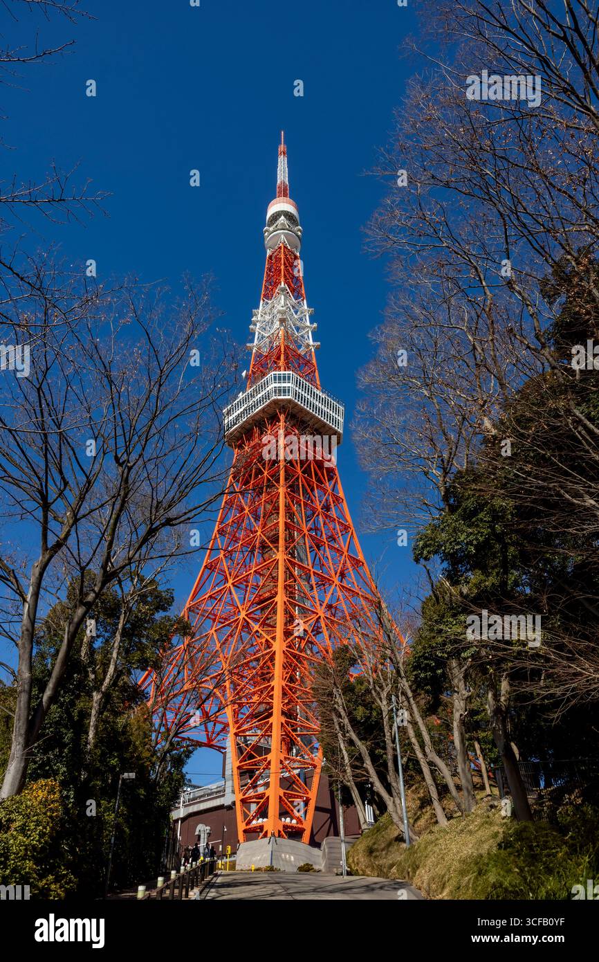 La Tokyo Tower, Tokyo, Giappone Foto Stock