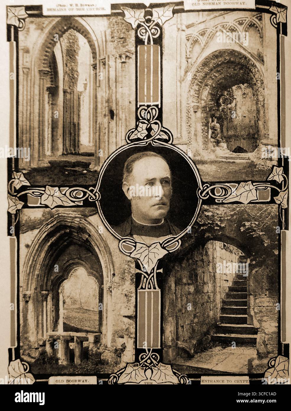 Abbazia di Glastonbury. 1908 - Un raro ritratto del Vescovo di Bath & Wells (George Wyndham Kennion, DD ( 1845 - 1922 ) che fu in gran parte (con altri) responsabile dell'acquisto delle rovine dell'abbazia per il Bath and Wells Diocesan Trust nel 1908. In precedenza era vescovo di Adelaide Foto Stock Abbazia di Glastonbury. 1908 - Un raro ritratto del Vescovo di Bath & Wells (George Wyndham Kennion, DD ( 1845 - 1922 ) che fu in gran parte (con altri) responsabile dell'acquisto delle rovine dell'abbazia per il Bath and Wells Diocesan Trust nel 1908. In precedenza era vescovo di Adelaide Foto Stock