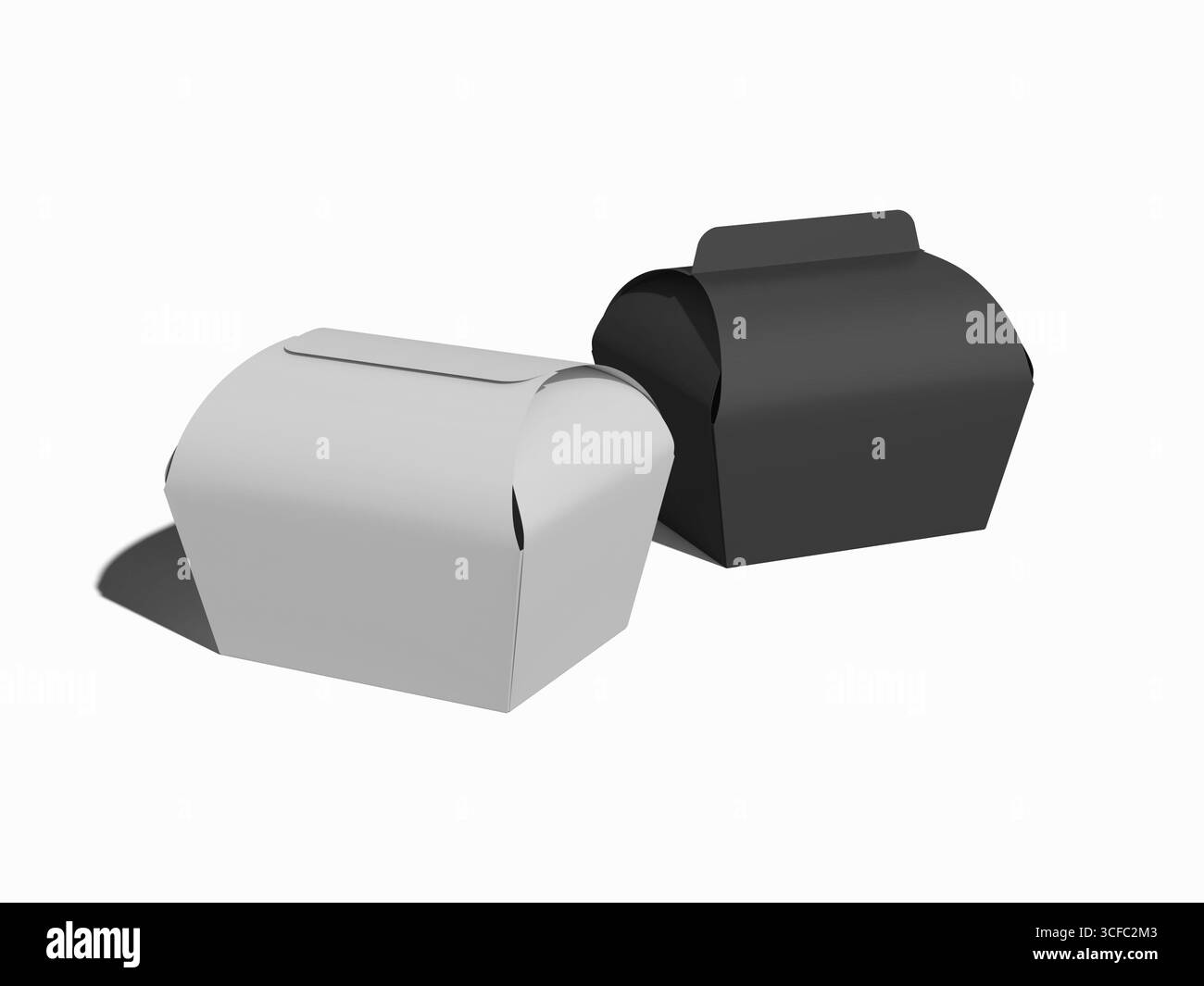 Mockup scatola per torte Foto Stock