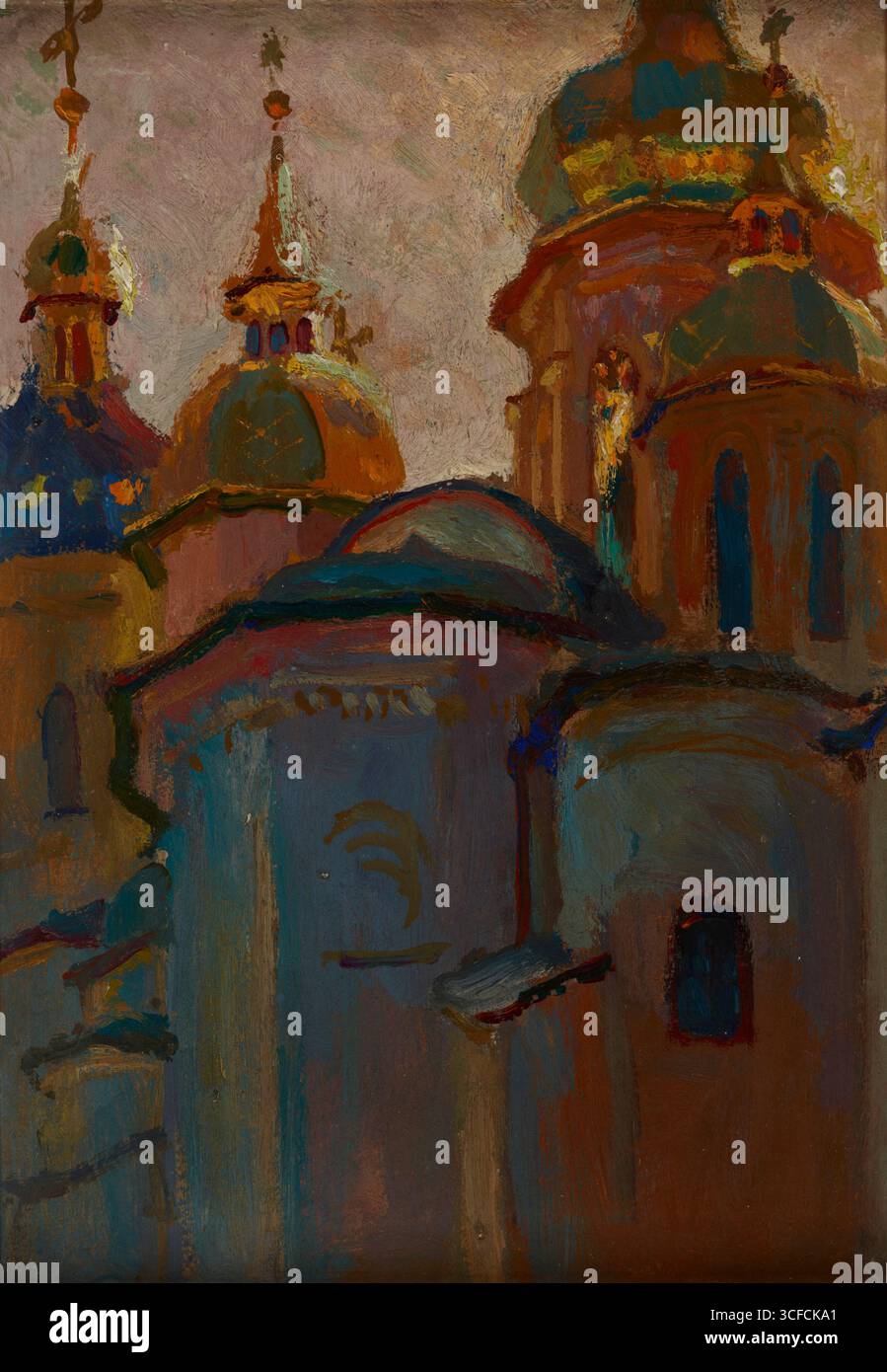 Santa Sofia&#x2019;Cattedrale ortodossa di Kiev, 1903. Foto Stock