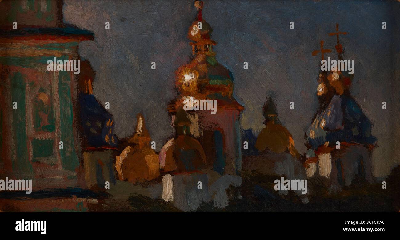 Chiesa ortodossa di Santa Sofia a Kiev, 1903. Foto Stock