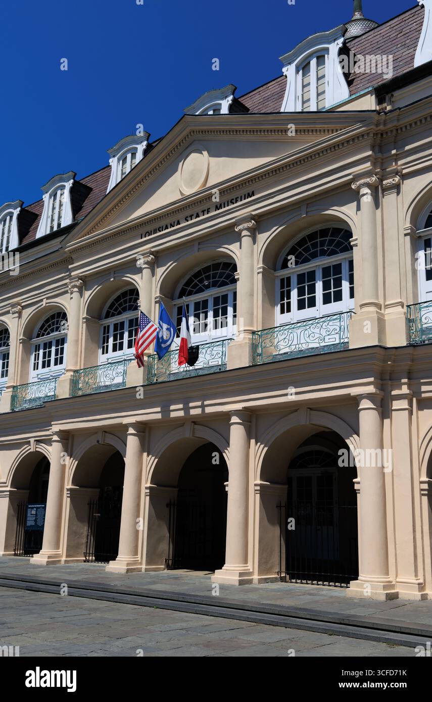 Louisiana State Museum nel quartiere francese di New Orleans, Louisiana, Stati Uniti Foto Stock