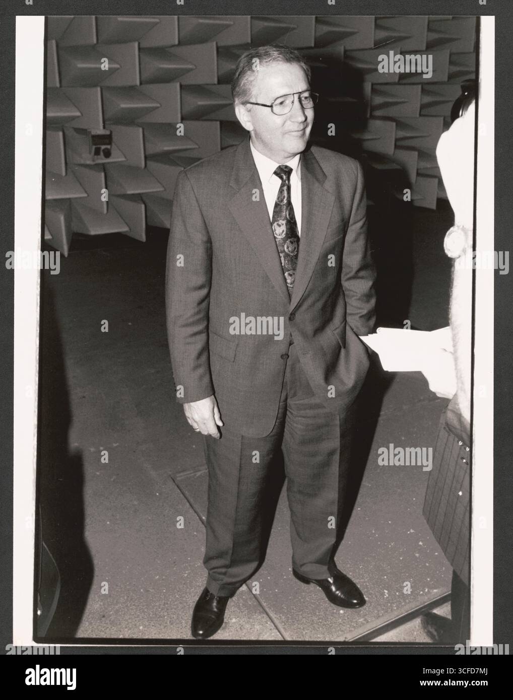 Portrait des Ford-Managers Albert Caspers (*27.02.1933 / +06.02.2015) - Caspers War Vorsitzender von Ford Europa und Präsident des Fußballvereins 1. FC Köln (04.12.1997 bis 06.2004) und zuletzt bis Ende 2008 Aufsichtsratsvorsitzender der Ford-Werke GmbH. - Foto vom 19.09.1994 Foto Stock