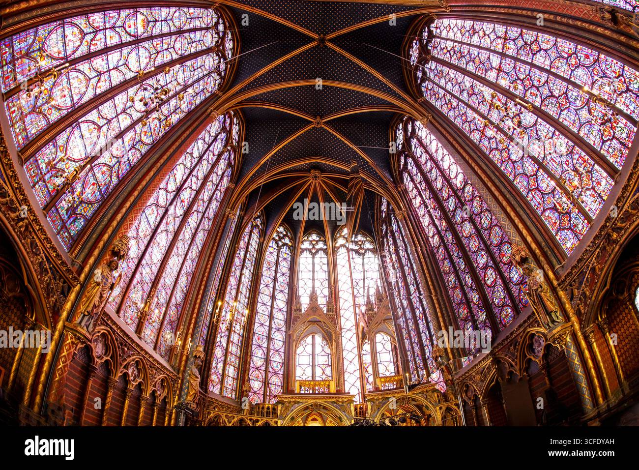 SAINTE CHAPELLE PARIS Foto Stock