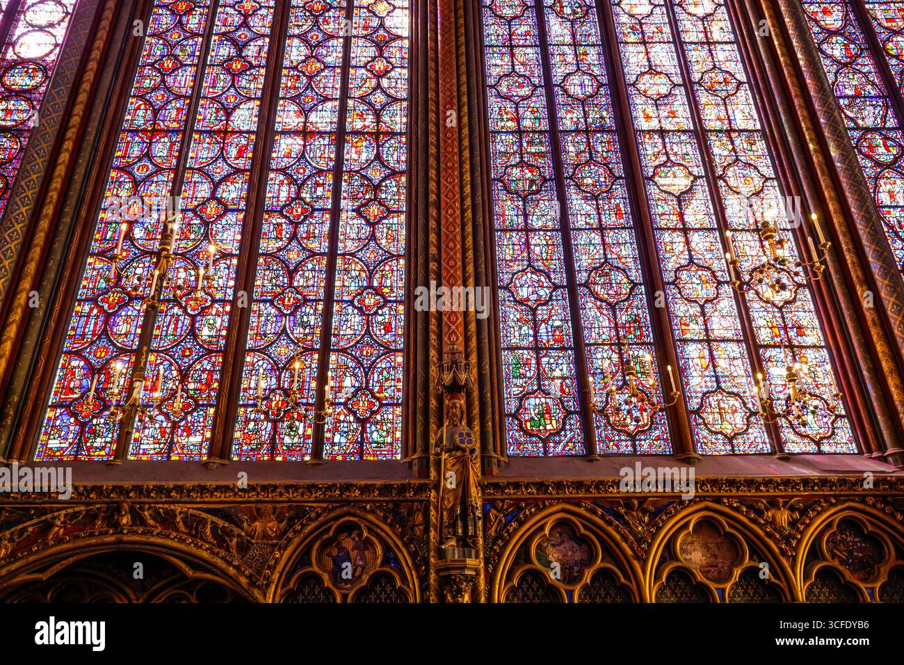 SAINTE CHAPELLE PARIS Foto Stock