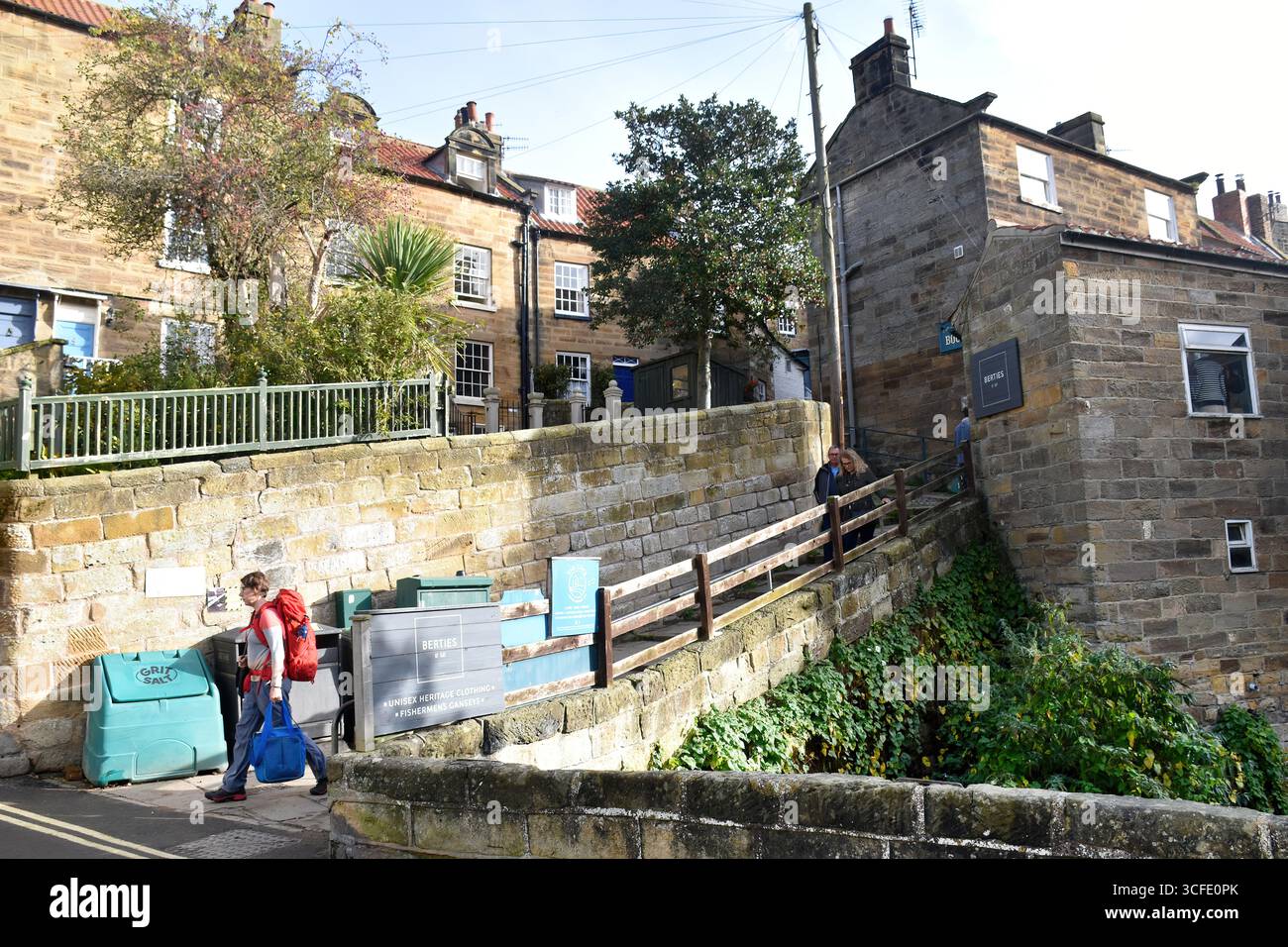 Robin Hoods Bay Foto Stock