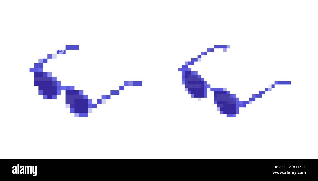 Icone del tesoro pixel per un design rétro dei giochi Illustrazione Vettoriale