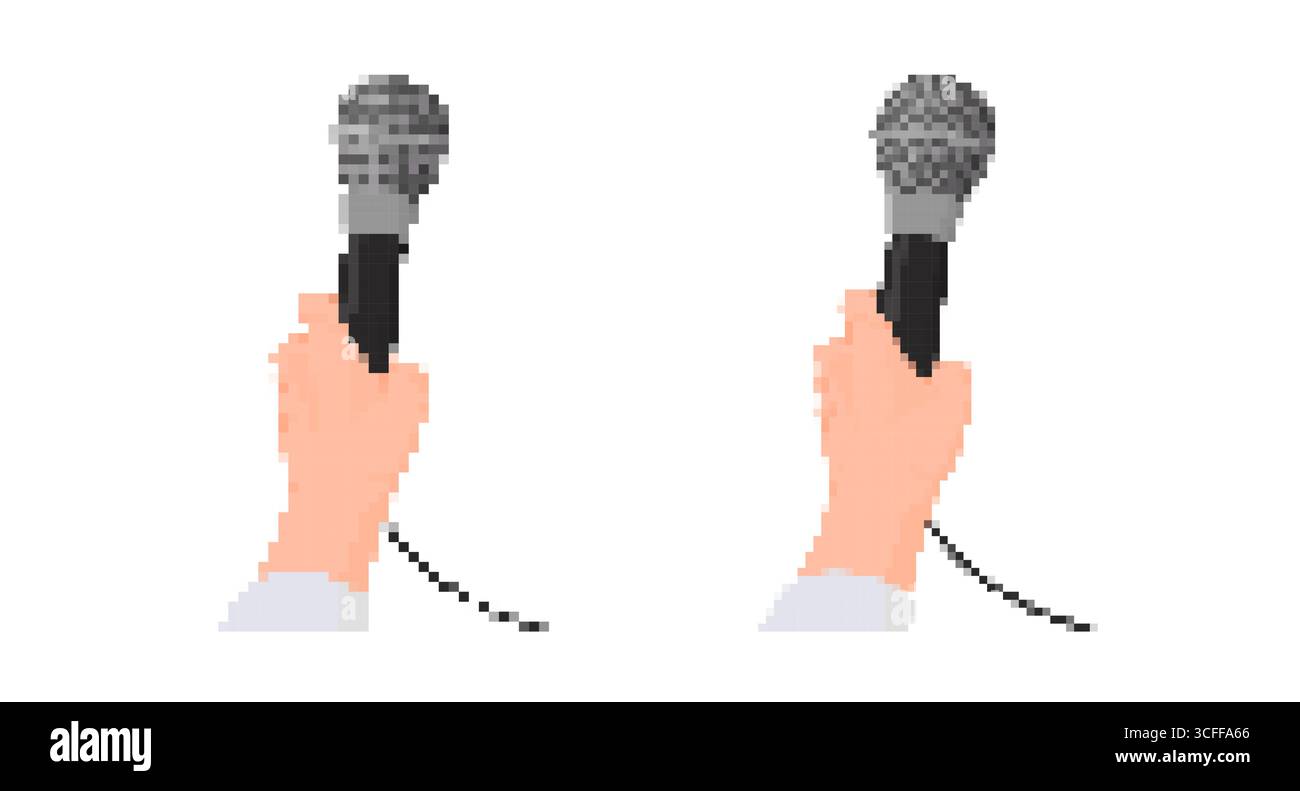 L'arte dei pixel retrò incorona la collezione per progetti di design Illustrazione Vettoriale