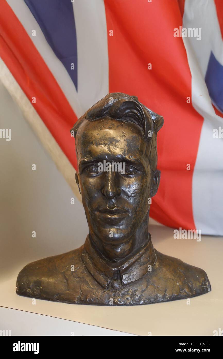 T. E. Lawrence bust Foto Stock