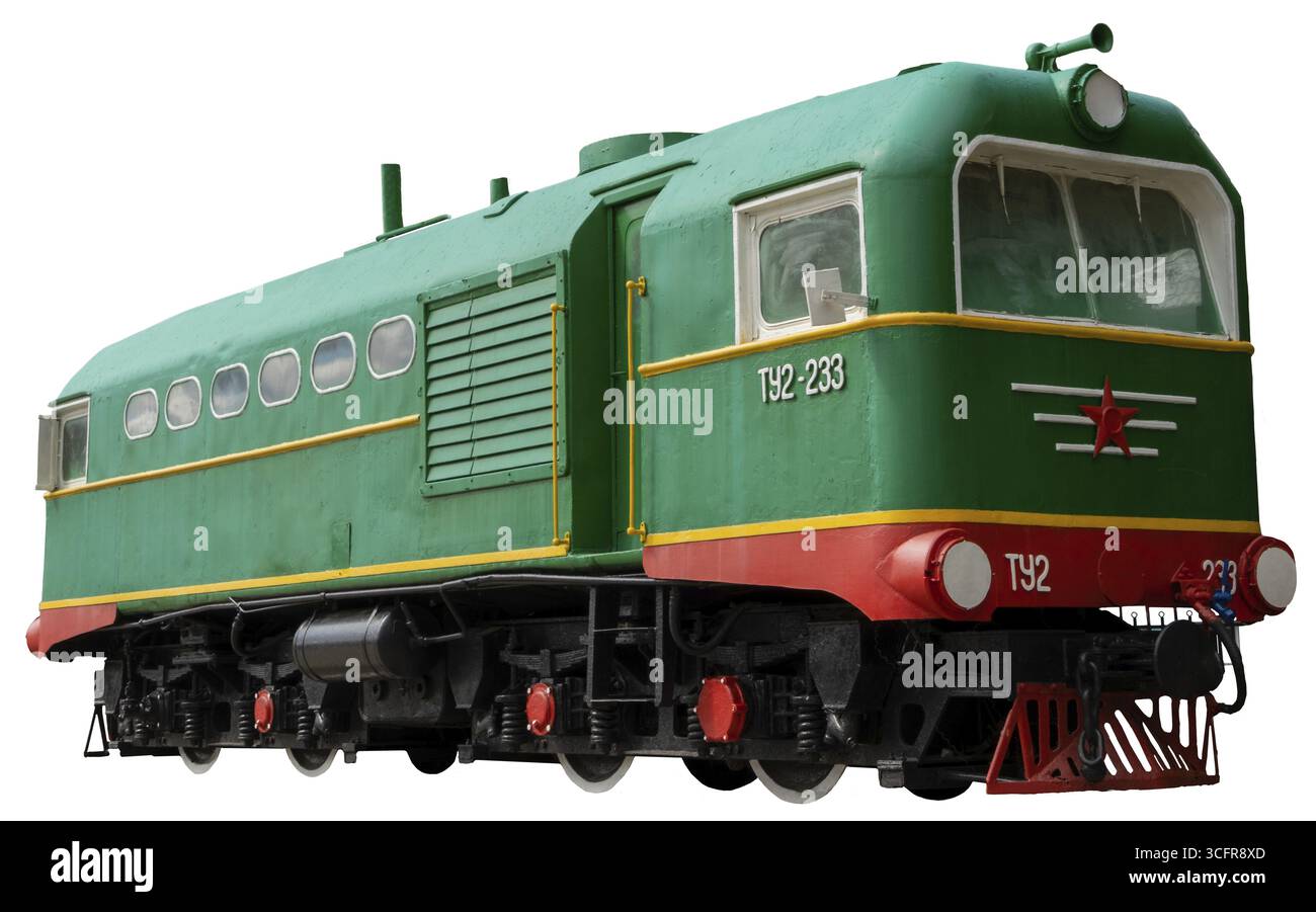 La locomotiva diesel fu usata in URSS negli anni '1950, isolata Foto Stock