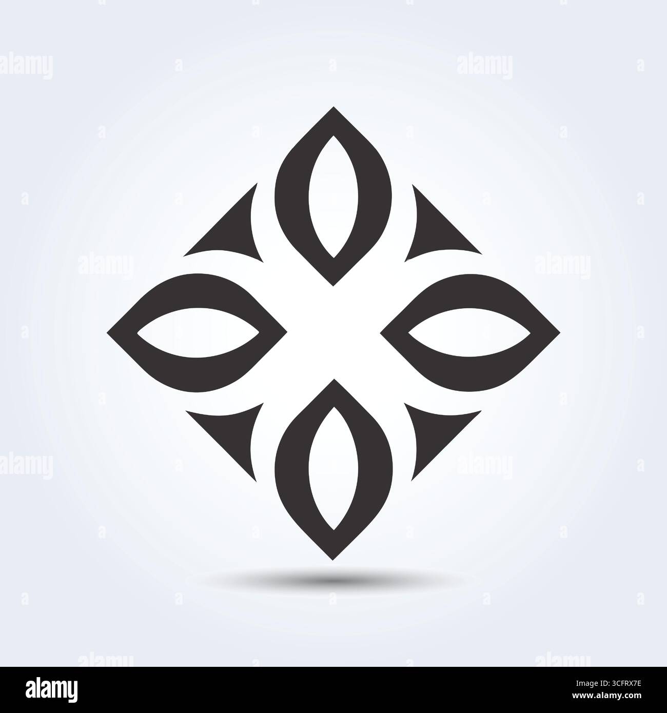 forma geometrica, logo business, minimalista, arte, logo app, trendy, branding, logo digitale, design del logo tecnologico, geometrico, logo pattern, monogramma, Illustrazione Vettoriale