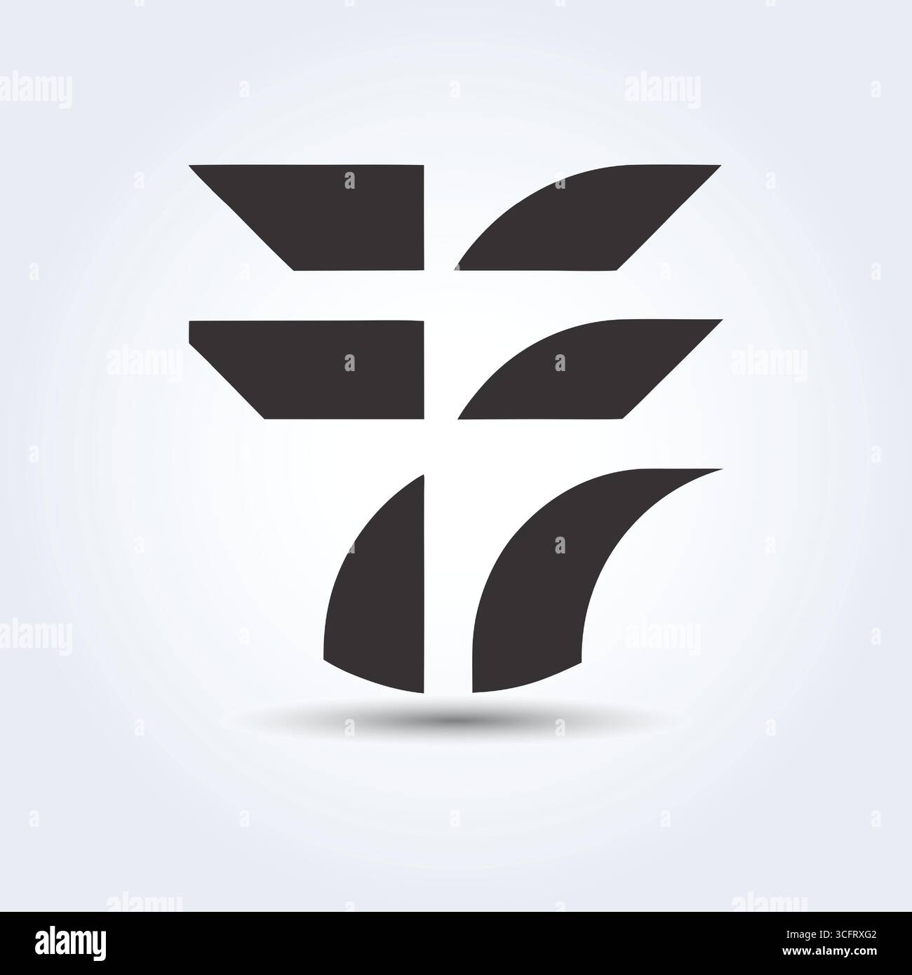 Design esclusivo e moderno con logo Illustrazione Vettoriale