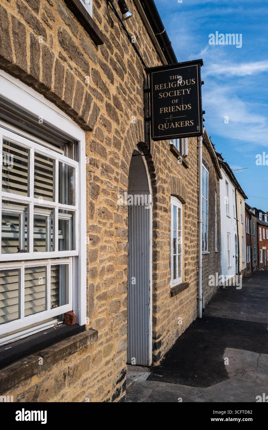 La storica Quaker Meeting House a South Street, Bridport, Dorset, Inghilterra. Concetto - religione Foto Stock