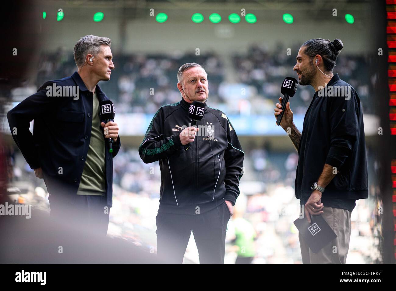 MOENCHENGLADBACH, GERMANIA - 24 AGOSTO 2025: Roland virus - partita di calcio della Bundesliga Borussia Moenchengladbach contro Hamburger SV al Borussia Pa Foto Stock