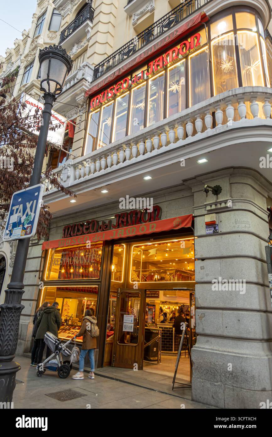 Museo de Jamon, madrid, Spagna Foto Stock